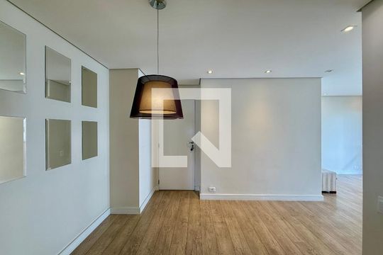 Sala de apartamento à venda com 1 quarto, 65m² em Jardim Promissao, São Paulo