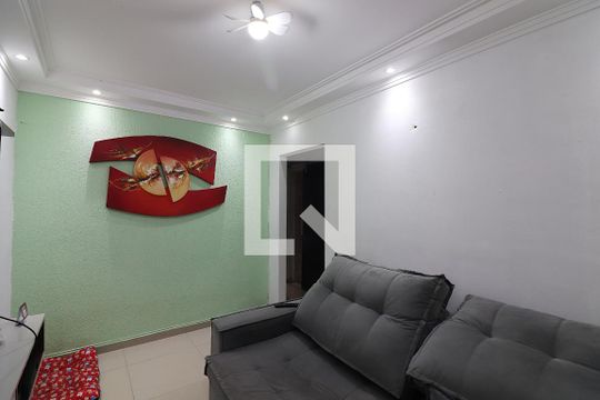 Sala  de apartamento para alugar com 2 quartos, 56m² em Vila Marchi, São Bernardo do Campo