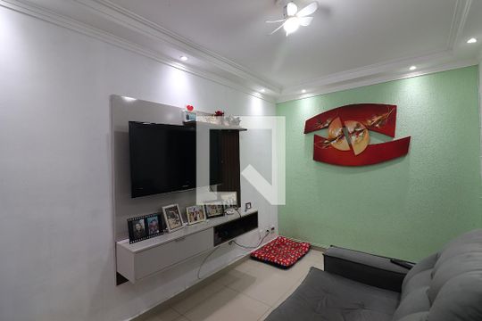 Sala  de apartamento para alugar com 2 quartos, 56m² em Vila Marchi, São Bernardo do Campo