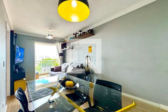Sala de Jantar de apartamento à venda com 2 quartos, 50m² em Jardim Santa Mena, Guarulhos