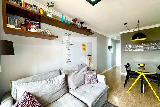 Sala de apartamento à venda com 2 quartos, 50m² em Jardim Santa Mena, Guarulhos