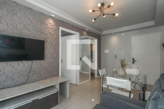 Sala de apartamento à venda com 1 quarto, 39m² em Humaitá, Porto Alegre