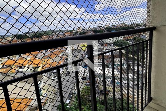 Varanda da Sala de apartamento para alugar com 2 quartos, 48m² em Bairro dos Casa, São Bernardo do Campo