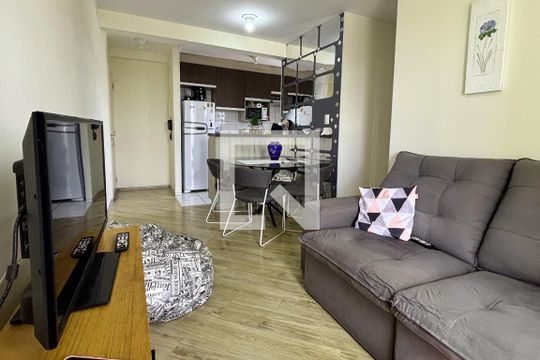 Sala de apartamento para alugar com 2 quartos, 48m² em Bairro dos Casa, São Bernardo do Campo