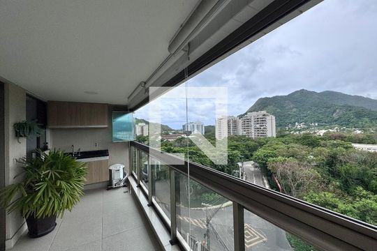 Varanda de apartamento à venda com 3 quartos, 84m² em Recreio dos Bandeirantes, Rio de Janeiro