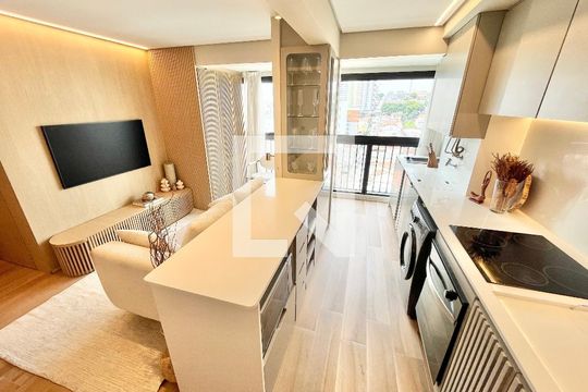 Sala/Cozinha de apartamento à venda com 2 quartos, 55m² em Jardim Sao Paulo(zona Norte), São Paulo