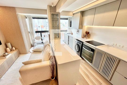 Sala/Cozinha de apartamento à venda com 2 quartos, 55m² em Jardim Sao Paulo(zona Norte), São Paulo