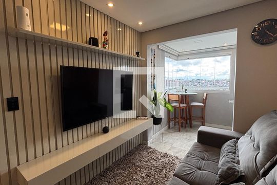 Sala - Sala de Jantar de apartamento para alugar com 2 quartos, 55m² em Vila Tibiriçá, Santo André