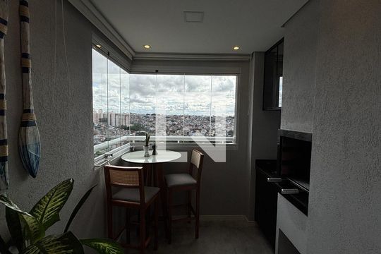 Sala - Sala de Jantar de apartamento para alugar com 2 quartos, 55m² em Vila Tibiriçá, Santo André