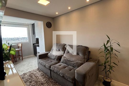 Sala - Sala de Jantar de apartamento para alugar com 2 quartos, 55m² em Vila Tibiriçá, Santo André