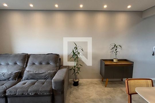 Sala - Sala de Jantar de apartamento para alugar com 2 quartos, 55m² em Vila Tibiriçá, Santo André