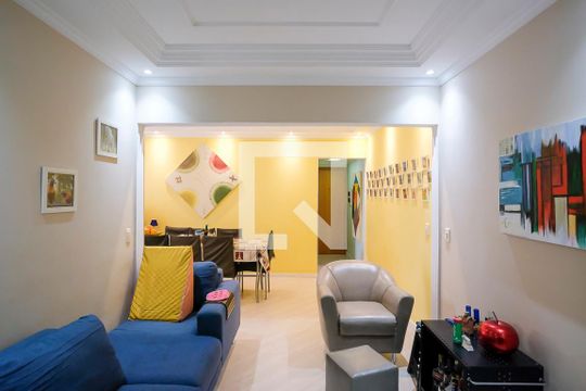 Sala de apartamento à venda com 3 quartos, 100m² em Santa Maria, São Caetano do Sul