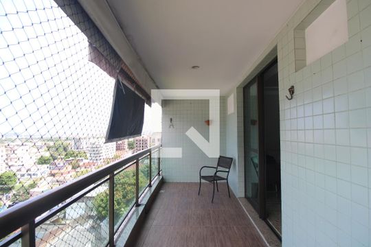 Sala - Varanda de apartamento à venda com 3 quartos, 145m² em Jacarepaguá, Rio de Janeiro