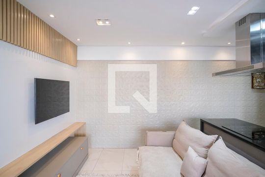 Sala de apartamento à venda com 3 quartos, 83m² em Vila Caminho do Mar, São Bernardo do Campo