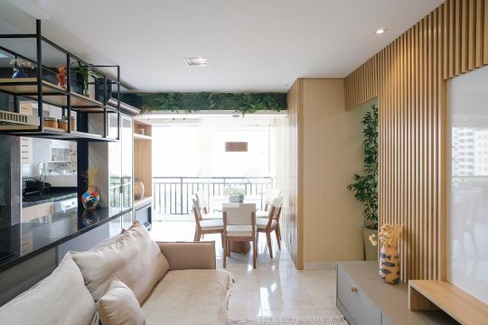 Sala de apartamento à venda com 3 quartos, 83m² em Vila Caminho do Mar, São Bernardo do Campo