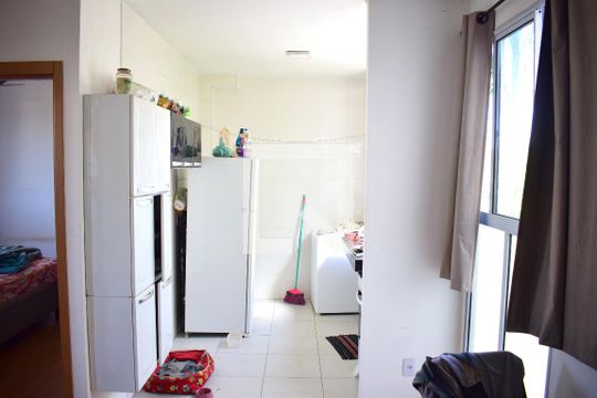 Sala/Cozinha de apartamento para alugar com 2 quartos, 50m² em Chácaras Hipica, Ribeirão Preto