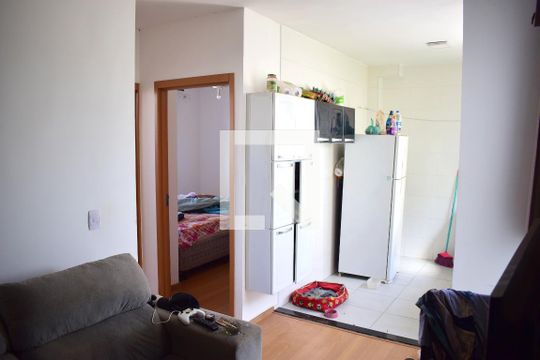 Sala/Cozinha de apartamento para alugar com 2 quartos, 50m² em Chácaras Hipica, Ribeirão Preto