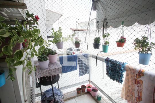 Varanda da Sala de apartamento à venda com 2 quartos, 79m² em Taquara, Rio de Janeiro