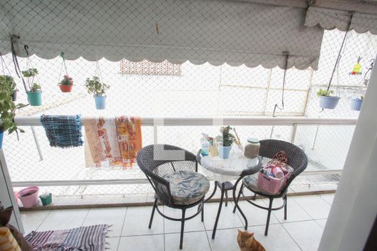 Varanda da Sala de apartamento à venda com 2 quartos, 79m² em Taquara, Rio de Janeiro