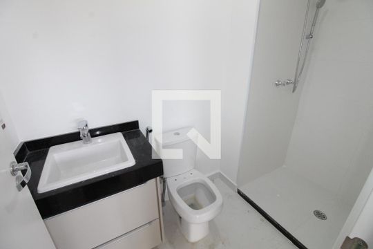 Banheiro de apartamento para alugar com 1 quarto, 60m² em Jardim Esplanada, São José dos Campos