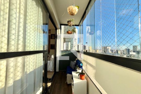 Varanda de apartamento à venda com 3 quartos, 100m² em Vila Mascote, São Paulo