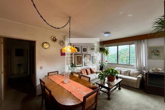 Sala de apartamento à venda com 3 quartos, 112m² em Santo Amaro, São Paulo