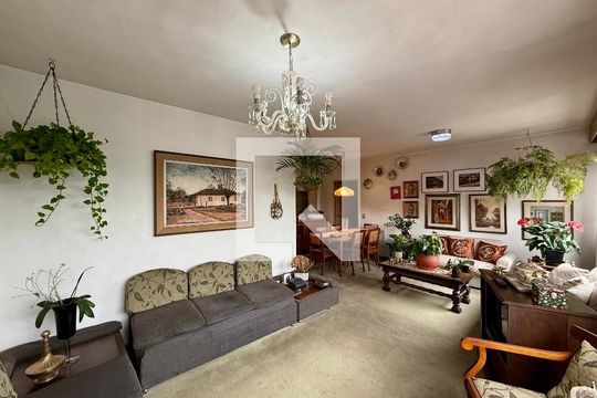 Sala de apartamento à venda com 3 quartos, 112m² em Santo Amaro, São Paulo