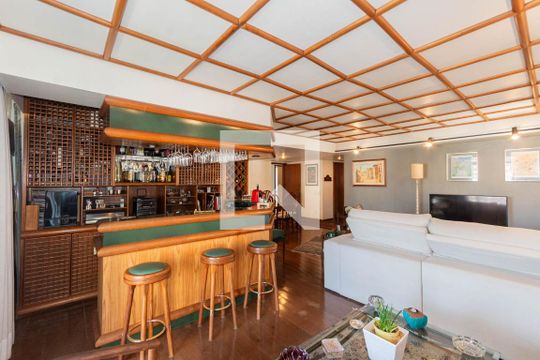 Sala de apartamento à venda com 4 quartos, 186m² em Tijuca, Rio de Janeiro