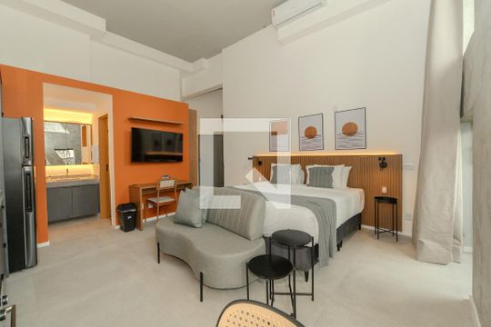 Studio de kitnet/studio para alugar com 1 quarto, 37m² em República, São Paulo