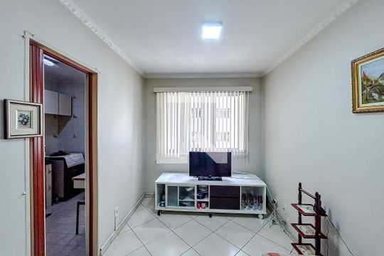 Sala de apartamento à venda com 1 quarto, 49m² em Parque São Jorge, São Paulo
