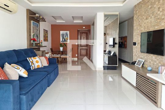 Sala de apartamento para alugar com 3 quartos, 130m² em Icaraí, Niterói