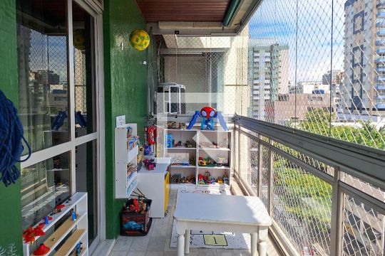 Varanda da Sala de apartamento para alugar com 3 quartos, 130m² em Icaraí, Niterói
