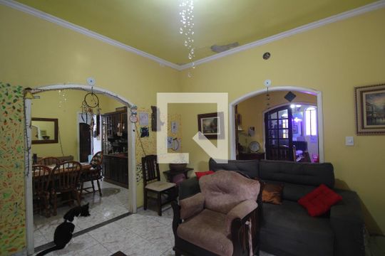 Sala 1 de casa de condomínio para alugar com 6 quartos, 450m² em Taquara, Rio de Janeiro