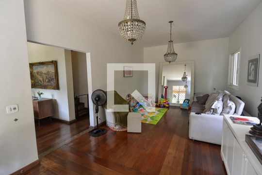 Sala de casa para alugar com 5 quartos, 694m² em Tijuca, Rio de Janeiro