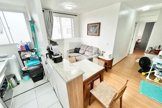 Sala/Cozinha de apartamento à venda com 2 quartos, 44m² em Vila Santa Maria, São Paulo