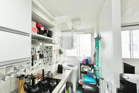 Sala/Cozinha de apartamento à venda com 2 quartos, 44m² em Vila Santa Maria, São Paulo