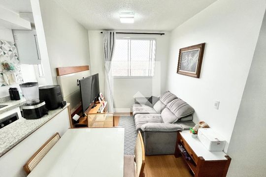 Sala/Cozinha de apartamento à venda com 2 quartos, 44m² em Vila Santa Maria, São Paulo