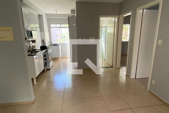 Sala de apartamento para alugar com 2 quartos, 45m² em Jardim Florestan Fernandes, Ribeirão Preto