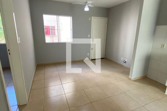 Sala de apartamento para alugar com 2 quartos, 45m² em Jardim Florestan Fernandes, Ribeirão Preto