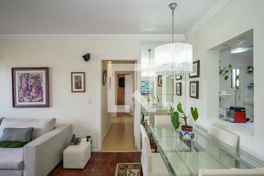 Sala de apartamento à venda com 2 quartos, 92m² em Real Parque, São Paulo