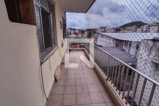 Varanda da Sala de apartamento à venda com 3 quartos, 70m² em Vila da Penha, Rio de Janeiro