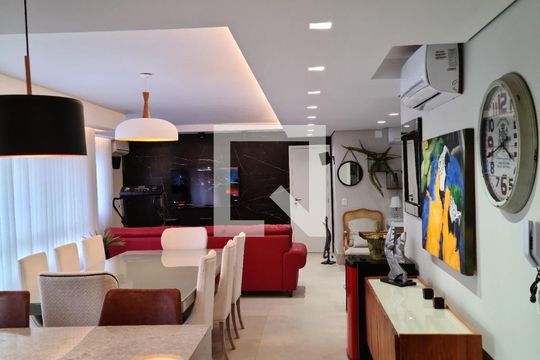 Sala/Cozinha de apartamento para alugar com 3 quartos, 163m² em Vale do Sereno, Nova Lima