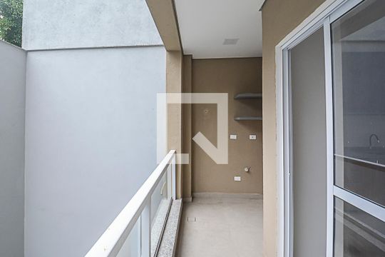 Sacada da Sala/Cozinha de apartamento à venda com 3 quartos, 67m² em Jardim das Quatro Marias, São Bernardo do Campo