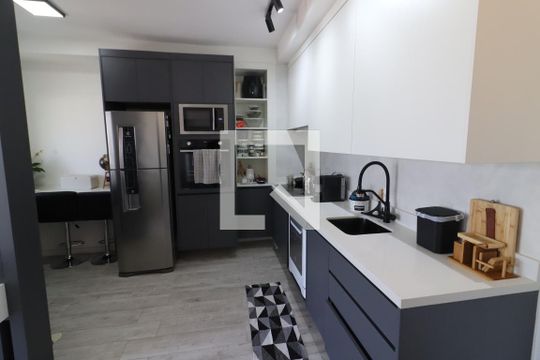 Sala/Cozinha de apartamento à venda com 1 quarto, 37m² em Presidente Altino, Osasco