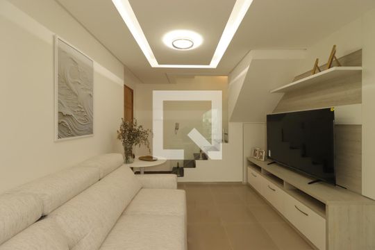 Sala de apartamento à venda com 3 quartos, 166m² em Parque das Nações, Santo André