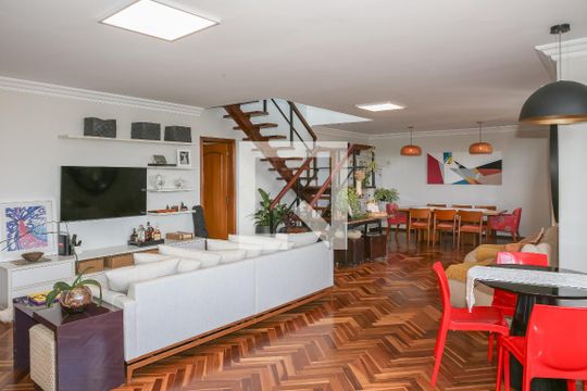 Sala de apartamento à venda com 4 quartos, 445m² em Pompeia, São Paulo