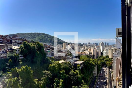 Vista da Sala de apartamento à venda com 3 quartos, 110m² em Flamengo, Rio de Janeiro