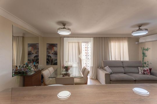 Sala de apartamento à venda com 4 quartos, 110m² em Vila Progresso, Campinas