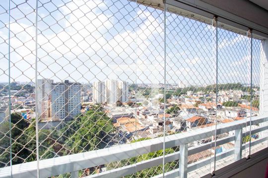 Varanda da Sala de apartamento à venda com 2 quartos, 65m² em Centro, Diadema
