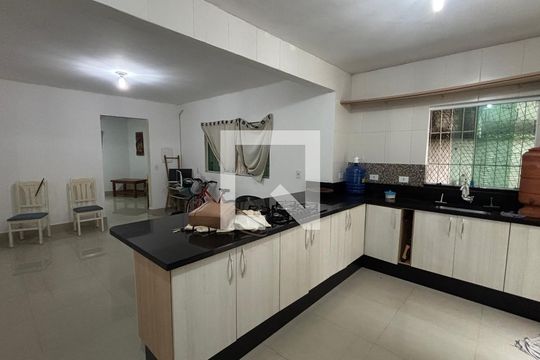 Sala de Jantar - Cozinha de casa para alugar com 2 quartos, 165m² em Parque Novo Oratório, Santo André